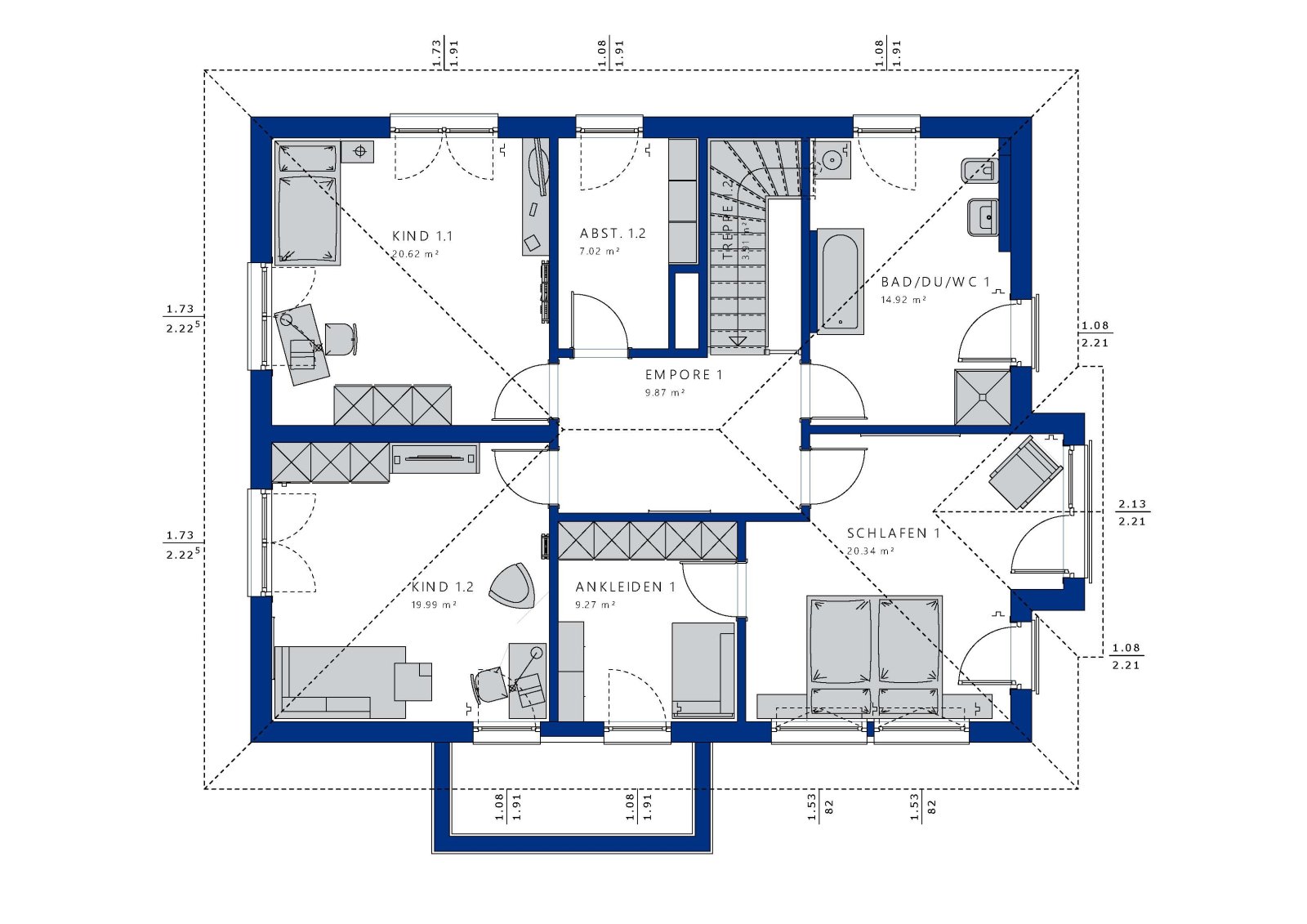 Mit Oma und Opa Tür an Tür - ein Familientraumhaus von Bien-Zenker