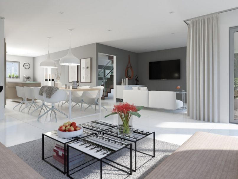 Homeoffice? Kein Problem! Ausreichend Platz für Arbeit & Leben in einem Haus von Bien-Zenker!
