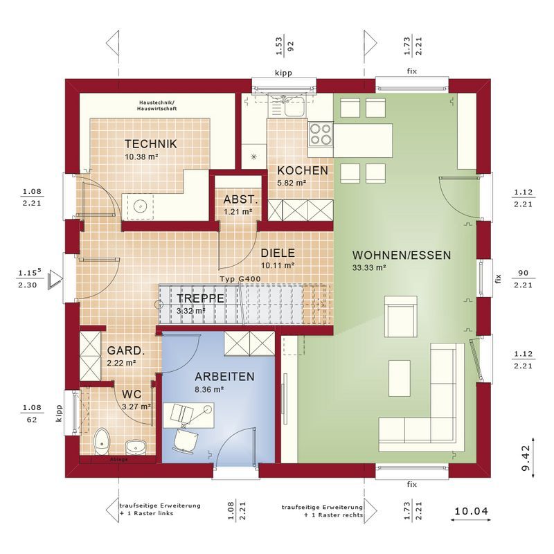 Grundriss concept M155 EG Grundriss concept M155 EG