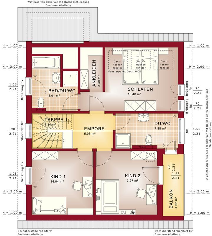 Grundriss EVO 139 V3 DG Grundriss EVO 139 V3 DG